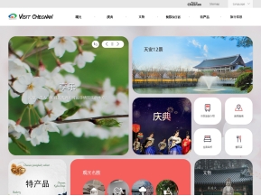 천안시 문화관광 중문 인증 화면